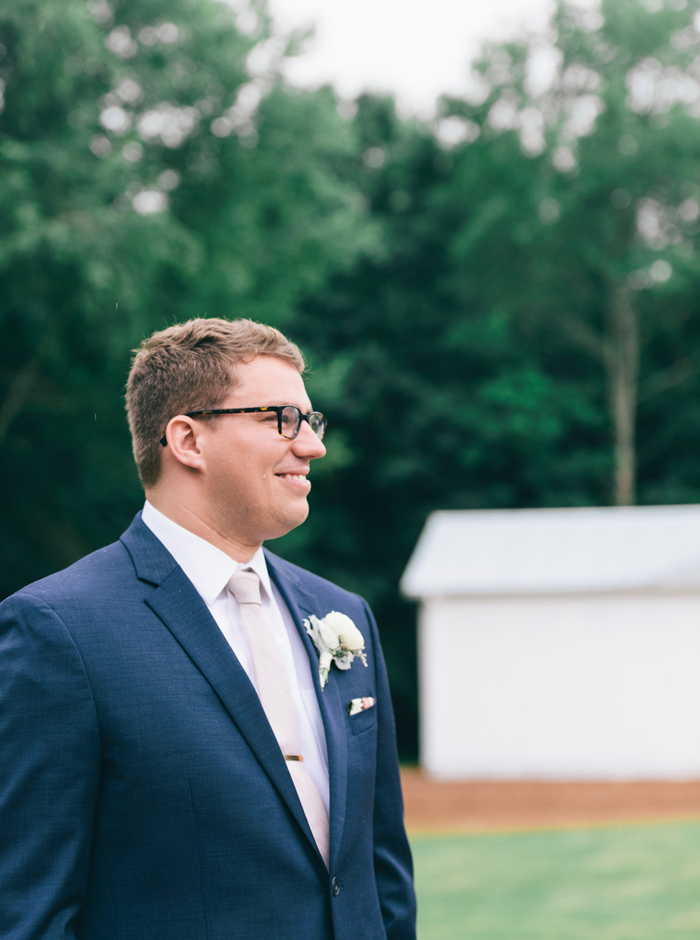 groom with glasses