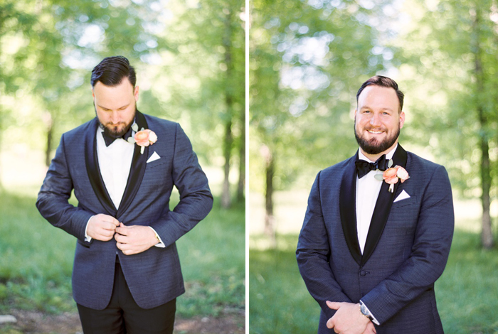 fashionable groom
